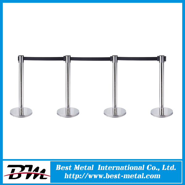 museum exhibition barrier stanchion
