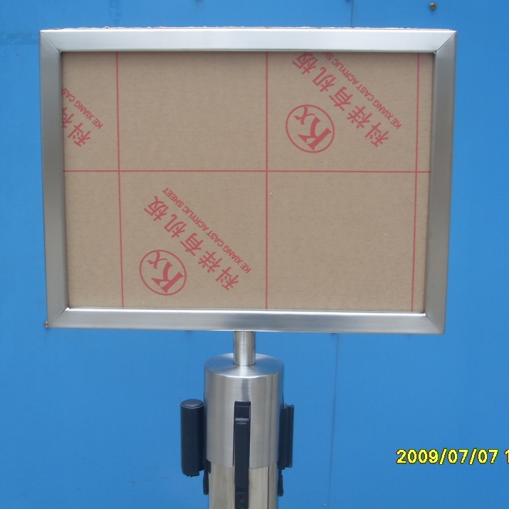 Stainless Steel Sign Holder
