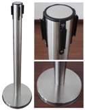 Stainless steel queue barrier